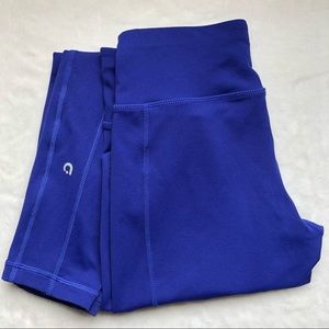 Reitmans Hyba blue mid-rise full length leggings size small